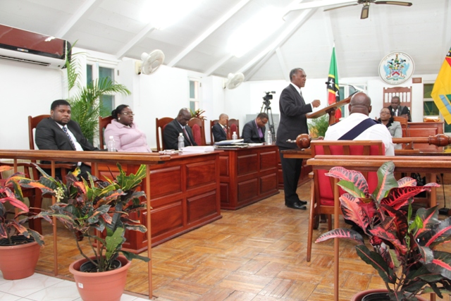 A sitting of the Nevis Island Assembly at its Chambers upstairs the Alexander Hamilton Museum on Samuel Hunkins Drive (file photo)